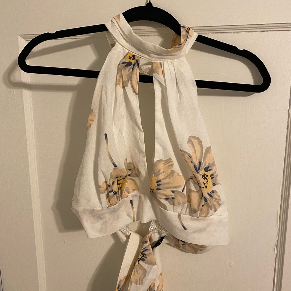 Floral crop top